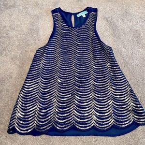 Dina be blue sequence top